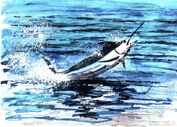 White Marlin Fight