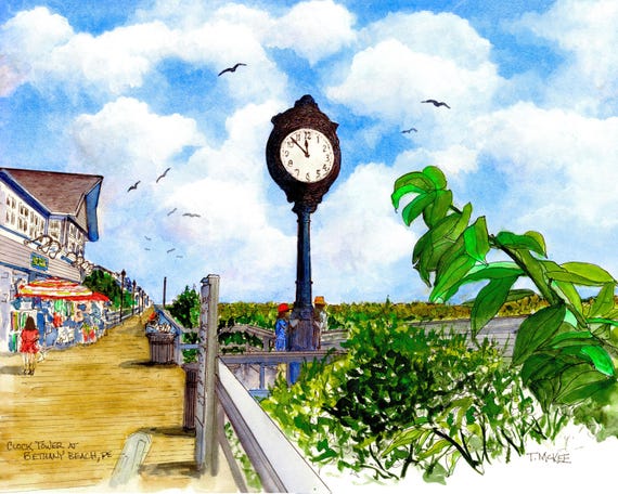 Clock Tower at Bethany Beach