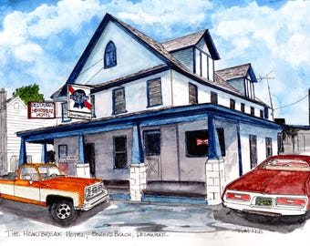 Heartbreak Hotel, Bowers Beach, Delaware Landmark