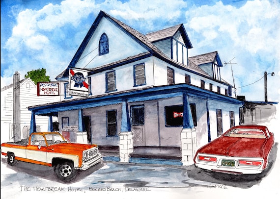 Heartbreak Hotel, Bowers Beach, Delaware Landmark