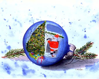 Reflections of Santa