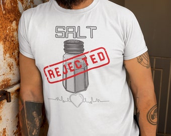 No Salt Low Sodium Healthy Eating Lifestyle To Protect Your Heart T-shirt