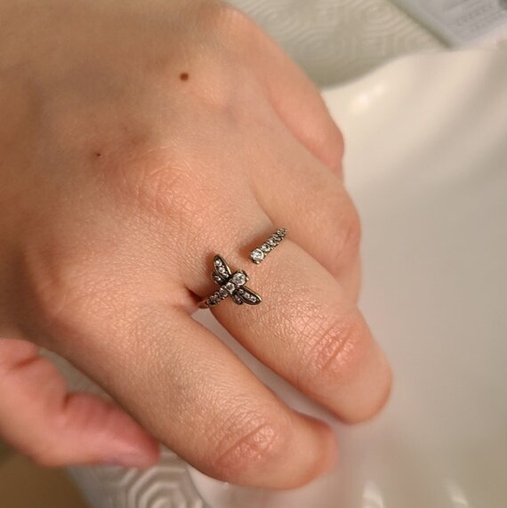 Bague libellule pandora sale