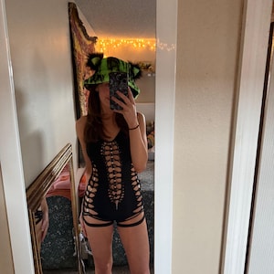 Enchantress slit weave braided bodysuit