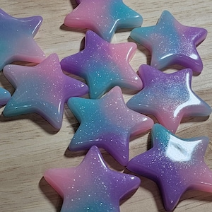 Pastel Star Flatback Cabochon