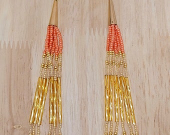 Fall Fringe Earrings Indigenous Made