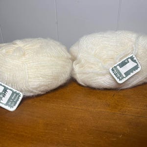 Vintage Mohair Vinyan Yarn - Made in France - Very Soft - New with tags - 2 Skeins
