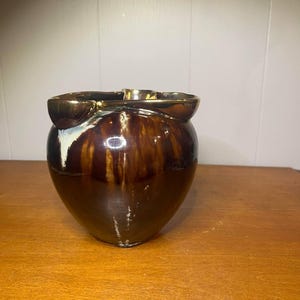 Vintage MCM Art Nouveau Vase Iridescent Luster Heliosine Style Vase