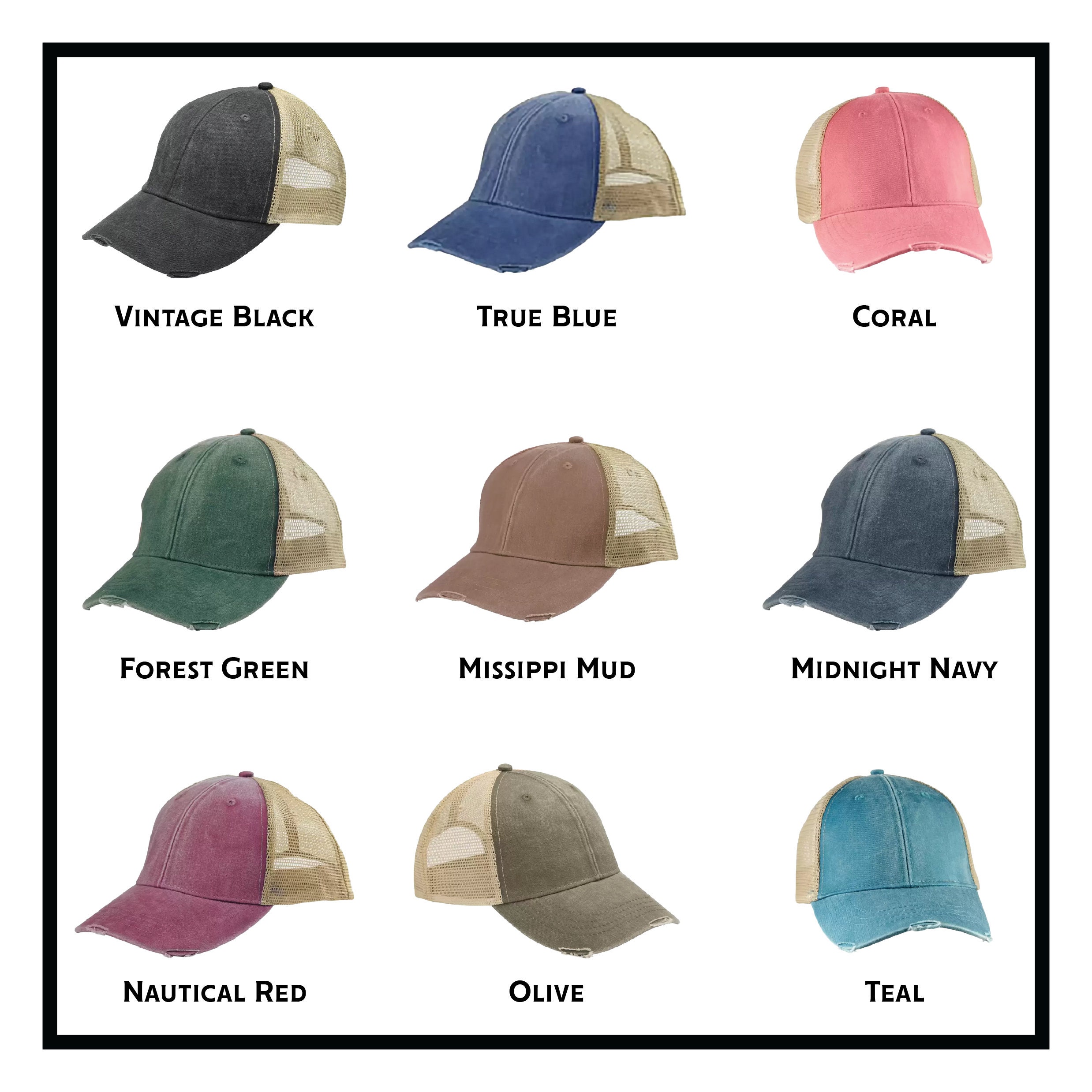 Pretty Girl County - Hat (Mambo Sauce Distressed Non-Trucker) main image 0