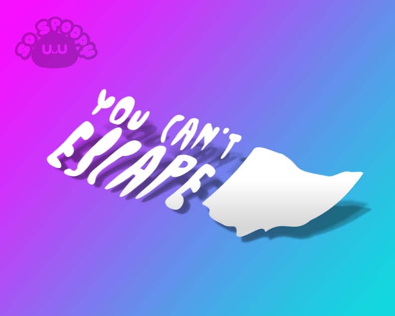 You Can't Escape Ohio Vinyl Decal for Car Bumper or Etsy