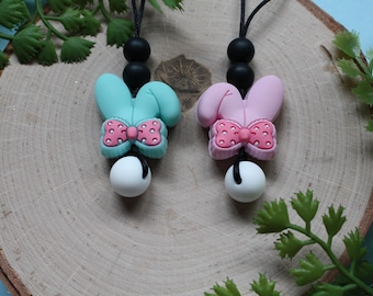 Bunny Ears Fidget Necklace - Stim Necklace - Sensory Necklace