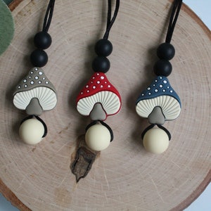 Mushroom Fidget Necklace - Stim Necklace - Sensory Necklace