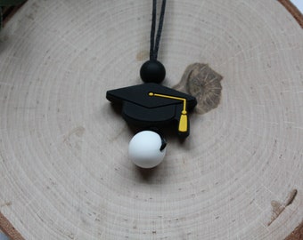 Graduation Cap Fidget Necklace - Stim Necklace - Sensory Necklace