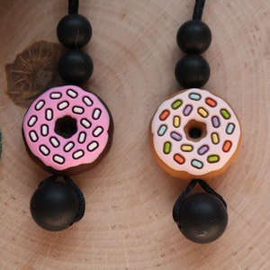 Donut Fidget Necklace - Stim Necklace - Sensory Necklace