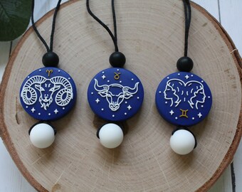 Spring Zodiac Fidget Necklace - Stim Necklace - Sensory Necklace