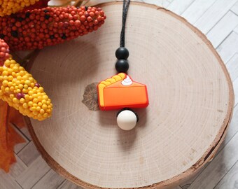 Pumpkin Pie Fidget Necklace - Stim Necklace - Sensory Necklace