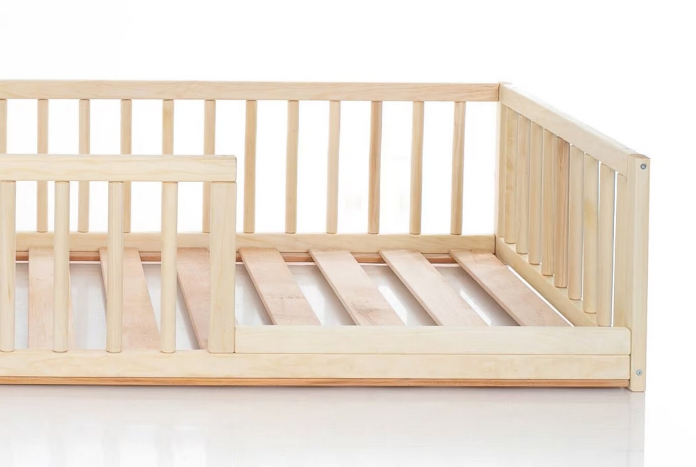 Toddler Bed With Slats Montessori Floor Bed Nursery Crib Etsy Australia