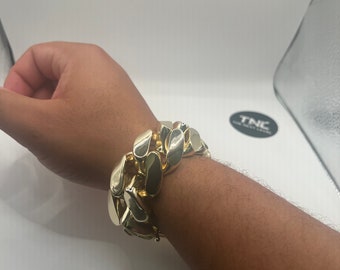 Neues Dominantes Dickes Kubanisches Armband Für Herren, Trendige Punk-Persönlichkeit