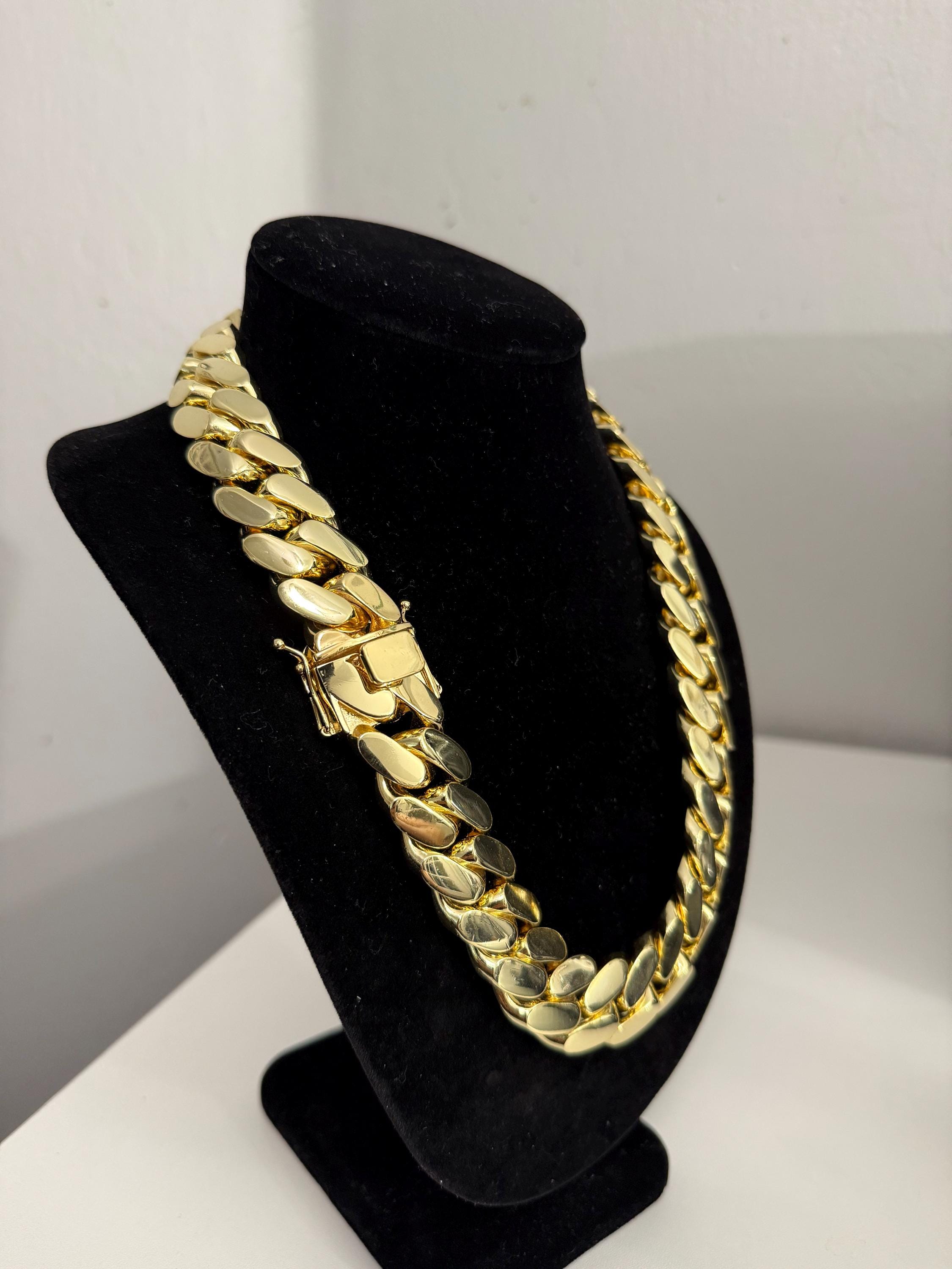 Collar De Cadena Tipo Cuerda Con Colgante Buda - Chapado En Oro 14k, Circonios Cúbicos, Para Hombre
