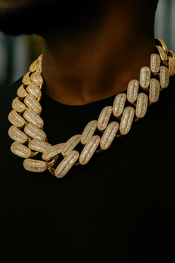 RAREROMANCE Bite Me Dual Cuban Chain ネックレス ゴールド Bite me dual cuban chain/ choker | RARE ROMANCE™ – RARE-ROMANCE