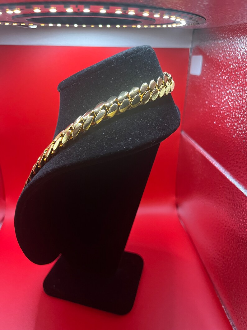 15mm Miami Cuban Link Chain Heavy18k Gold Plated Necklace Etsy