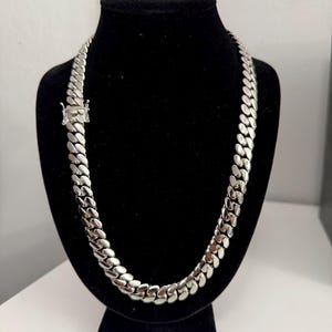 12 mm witgouden Cubaanse schakelketting voor mannen | Miami-stijl hiphop ketting | Niet-verkleurend verguld sieraad, cadeau voor hem