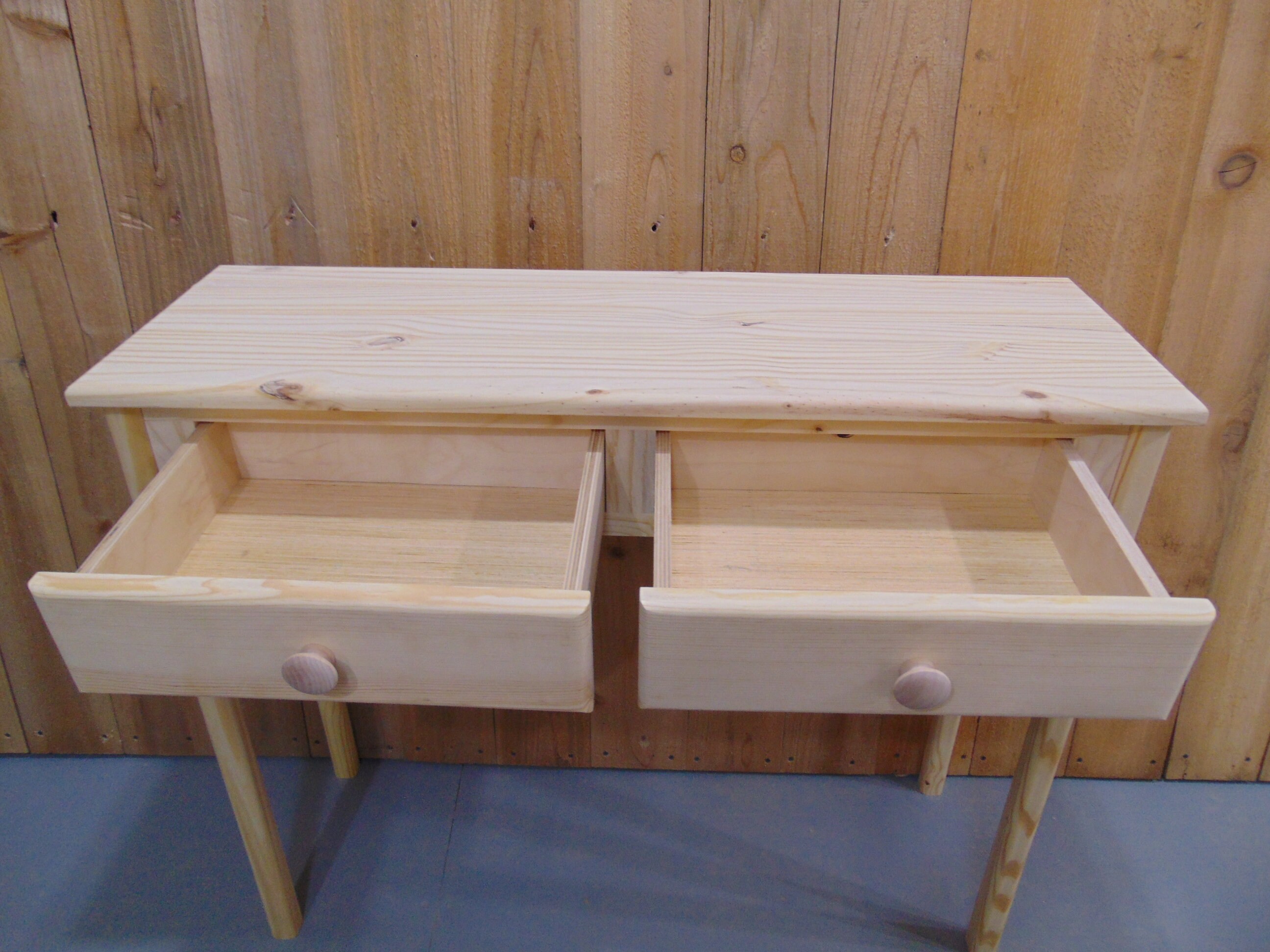Console Table With Drawers Console Table Wooden Small Entry - Etsy