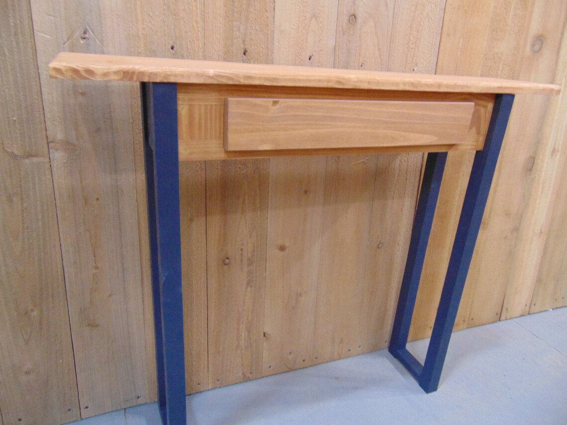 Console Table Slim Small Hall Table Small Entry Table Sofa Etsy