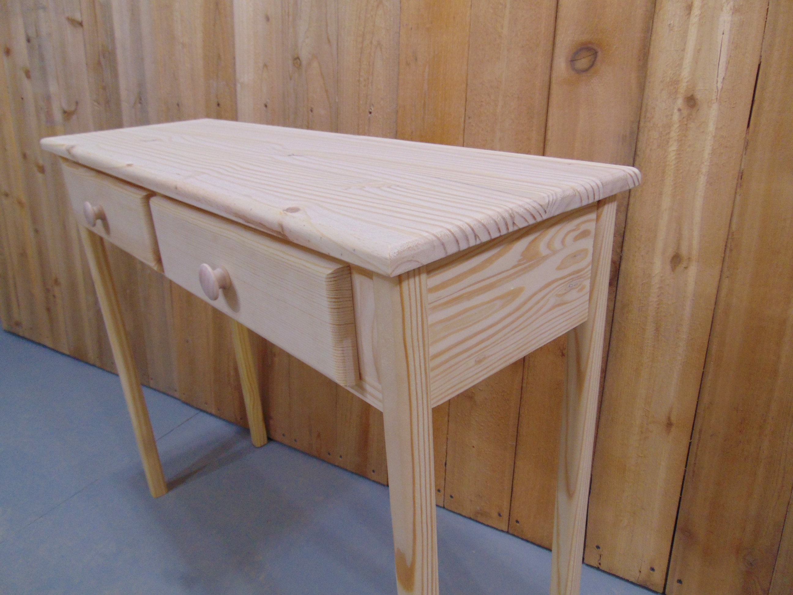 Console Table With Drawers Console Table Wooden Small Entry - Etsy