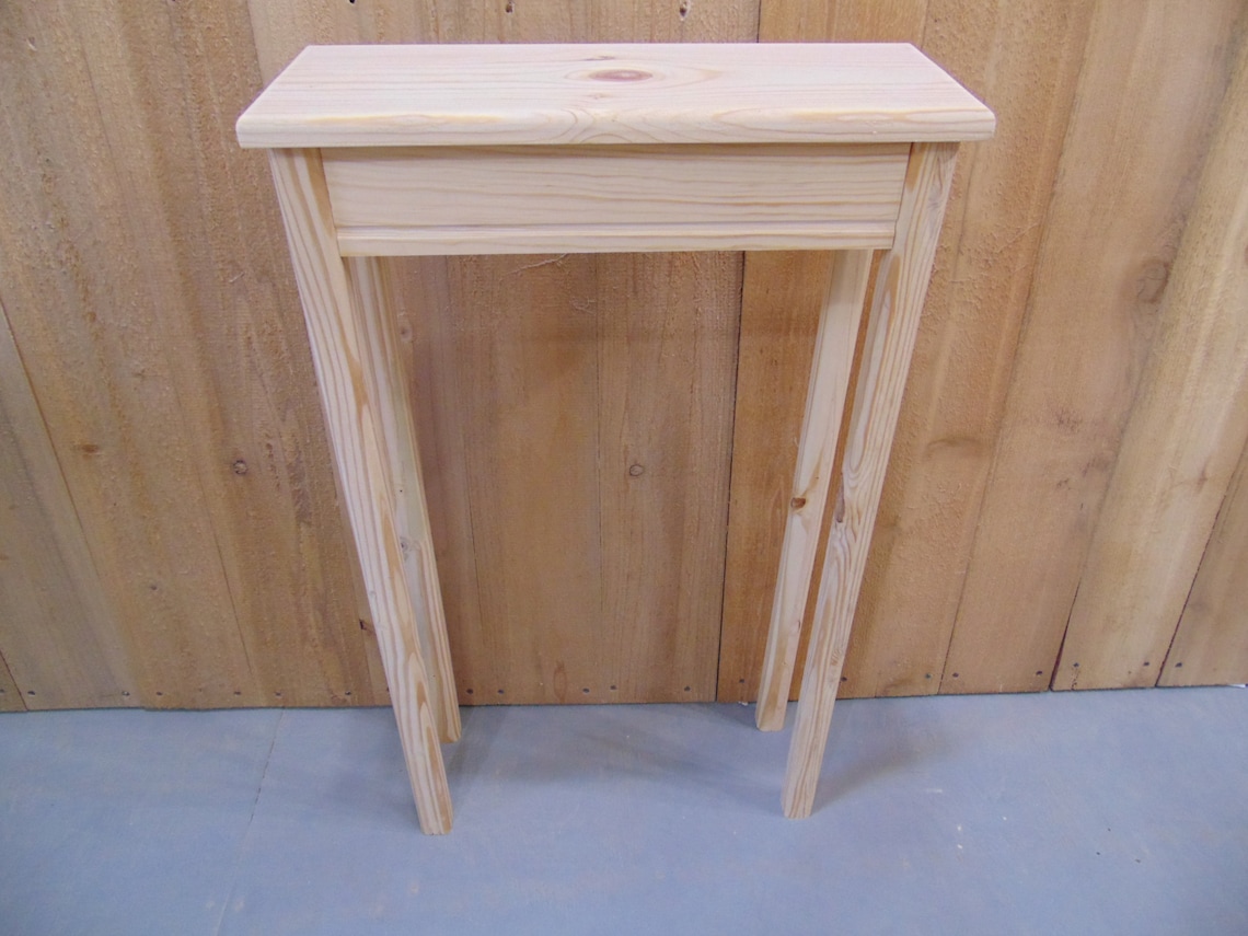 Console Table Slim Small Hall Table Small Entry Table Sofa Etsy