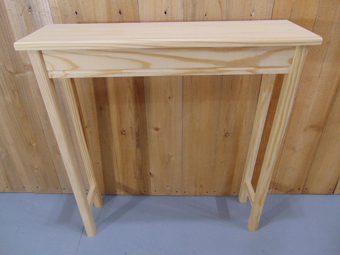Console Table Slim Small Hall Table Small Entry Table Sofa - Etsy