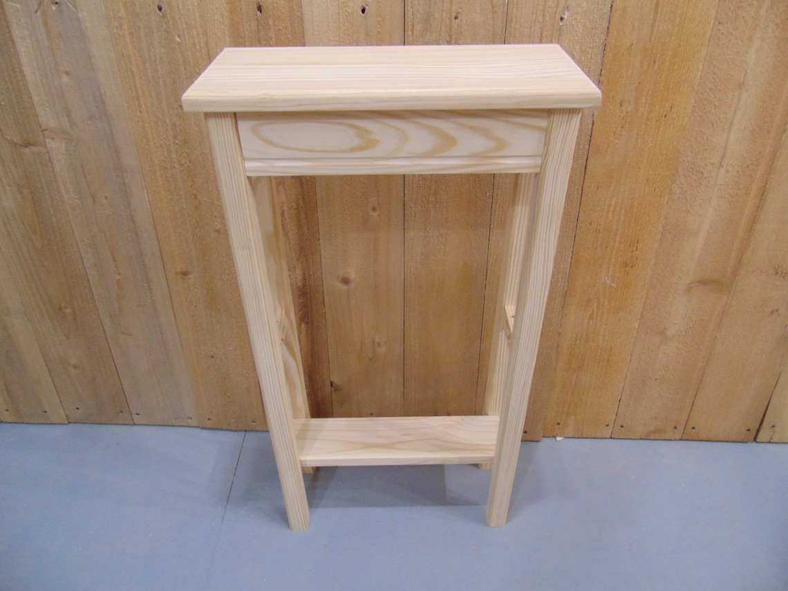 Console Table Slim Small Hall Table Small Entry Table Sofa Etsy