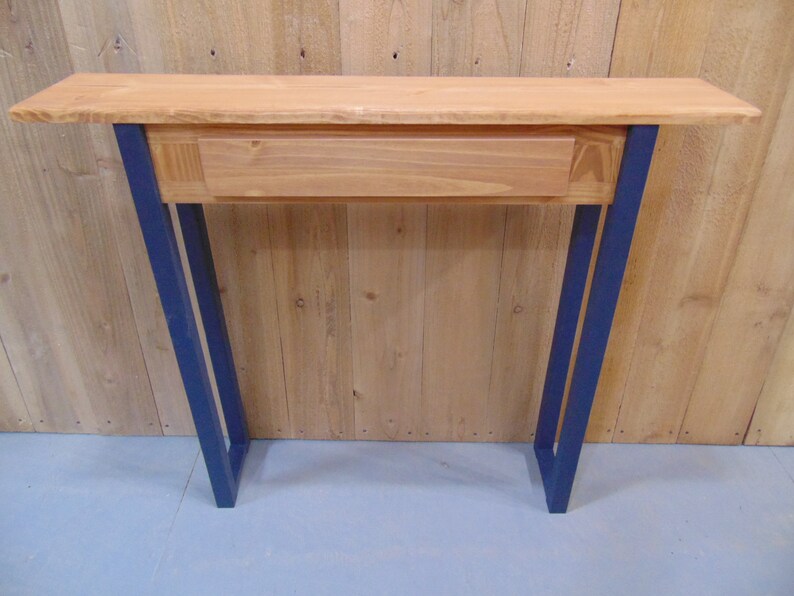 Console Table Slim Small Hall Table Small Entry Table Sofa Etsy