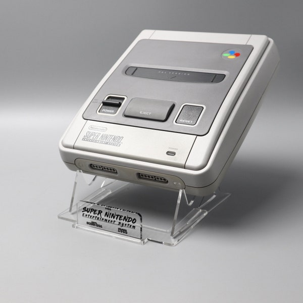 Supporto in acrilico per console Super Nintendo