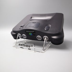 Acrylstandaard voor Nintendo 64-console