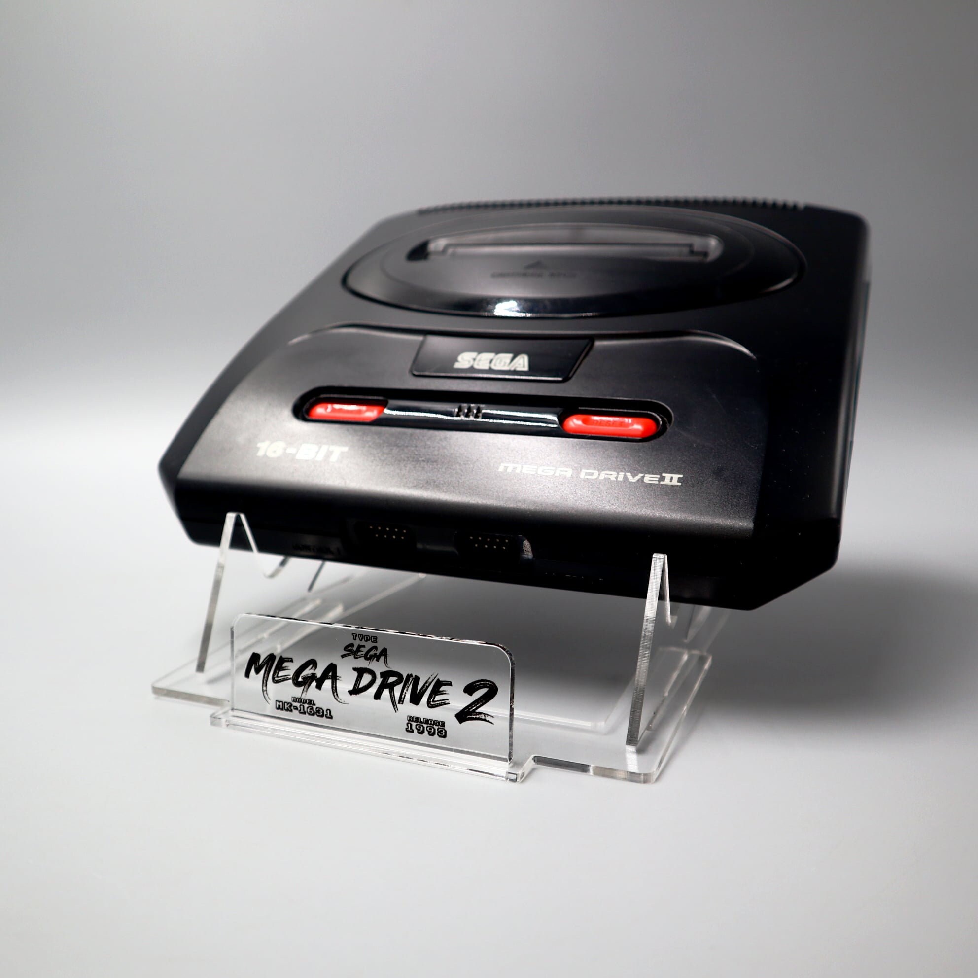 Support en acrylique pour console SEGA Mega Drive 2