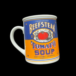 Vintage Campbell&#39;s Soup 125th Anniversary Ceramic Collectible Mug