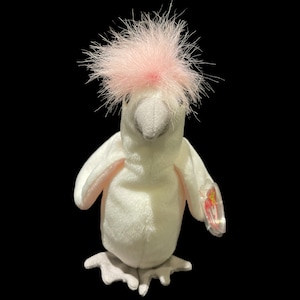 RARE Kuku Beanie Baby, Rare Beanie babies with tags, Beanie Babies birds, Plush Toy, Ty, Beanie Babies Rare, Bird Toys, Vintage 1997