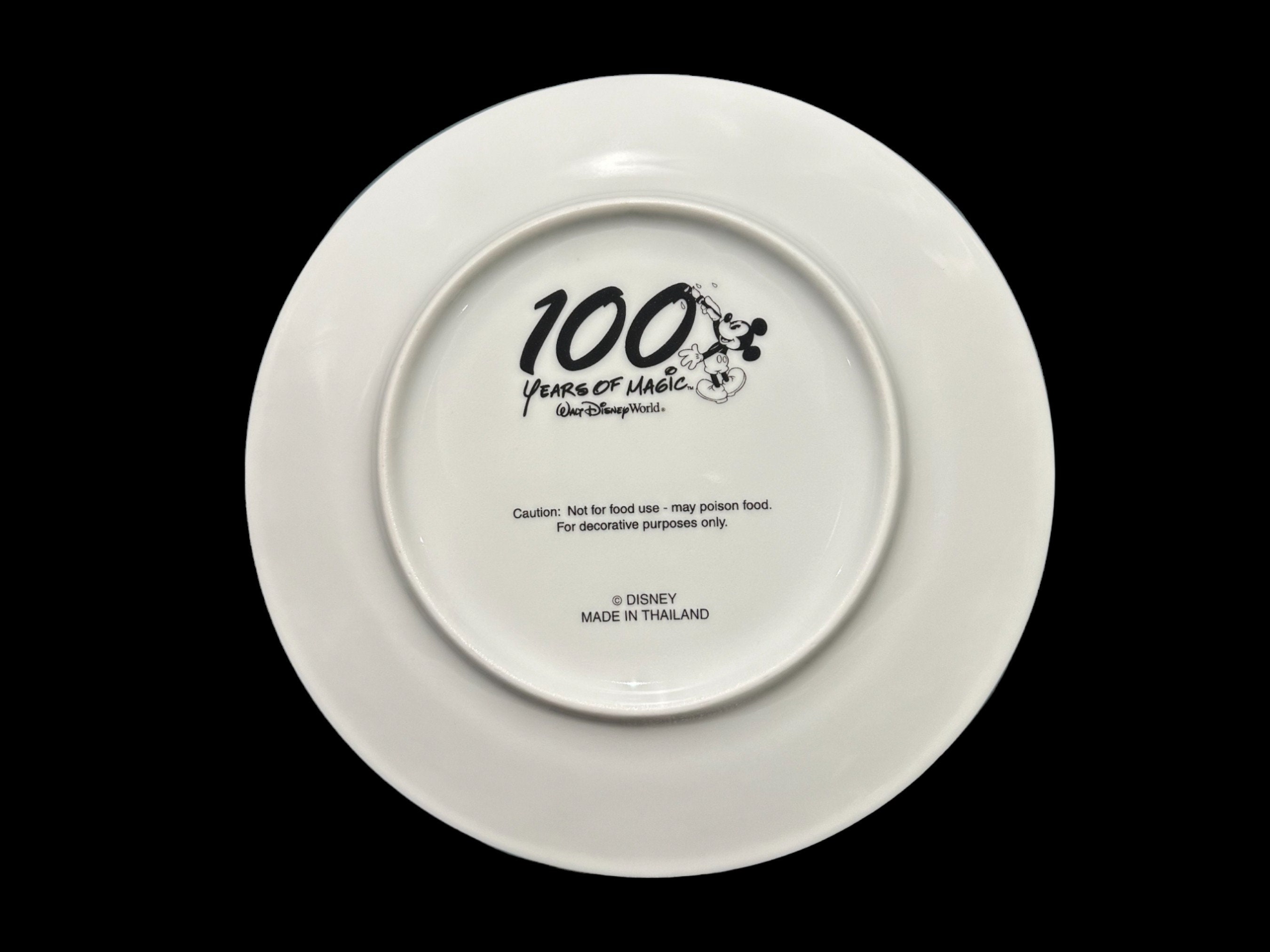 ディズニー 100 Years of Magic プレート Vintage Walt Disney World 100 Years of Magic Collector Plate (8 1