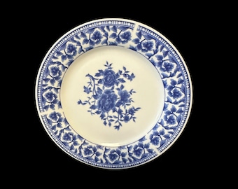 Vintage Royal Heritage fijne porseleinen saladeborden, set van 4, Royal Heritage China, serviesgoed, 19,5 cm