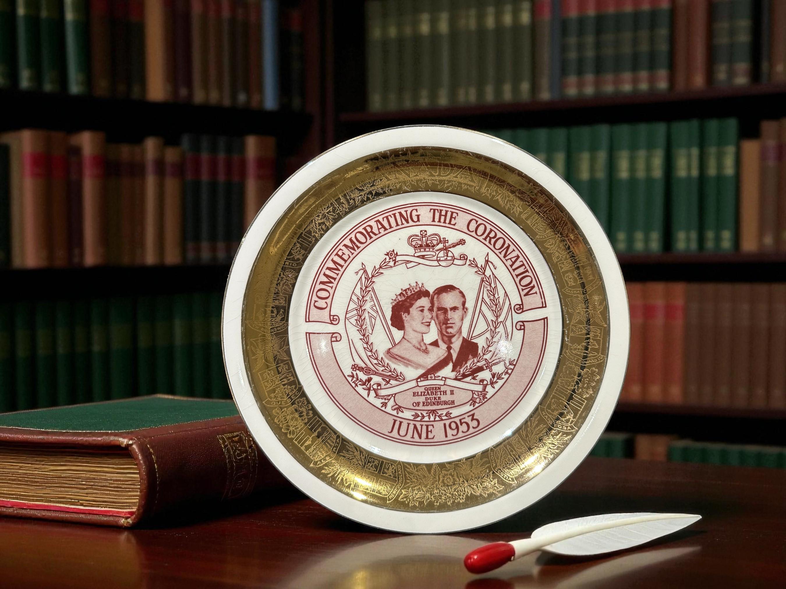 Queen Elizabeth Coronation Plate - Etsy