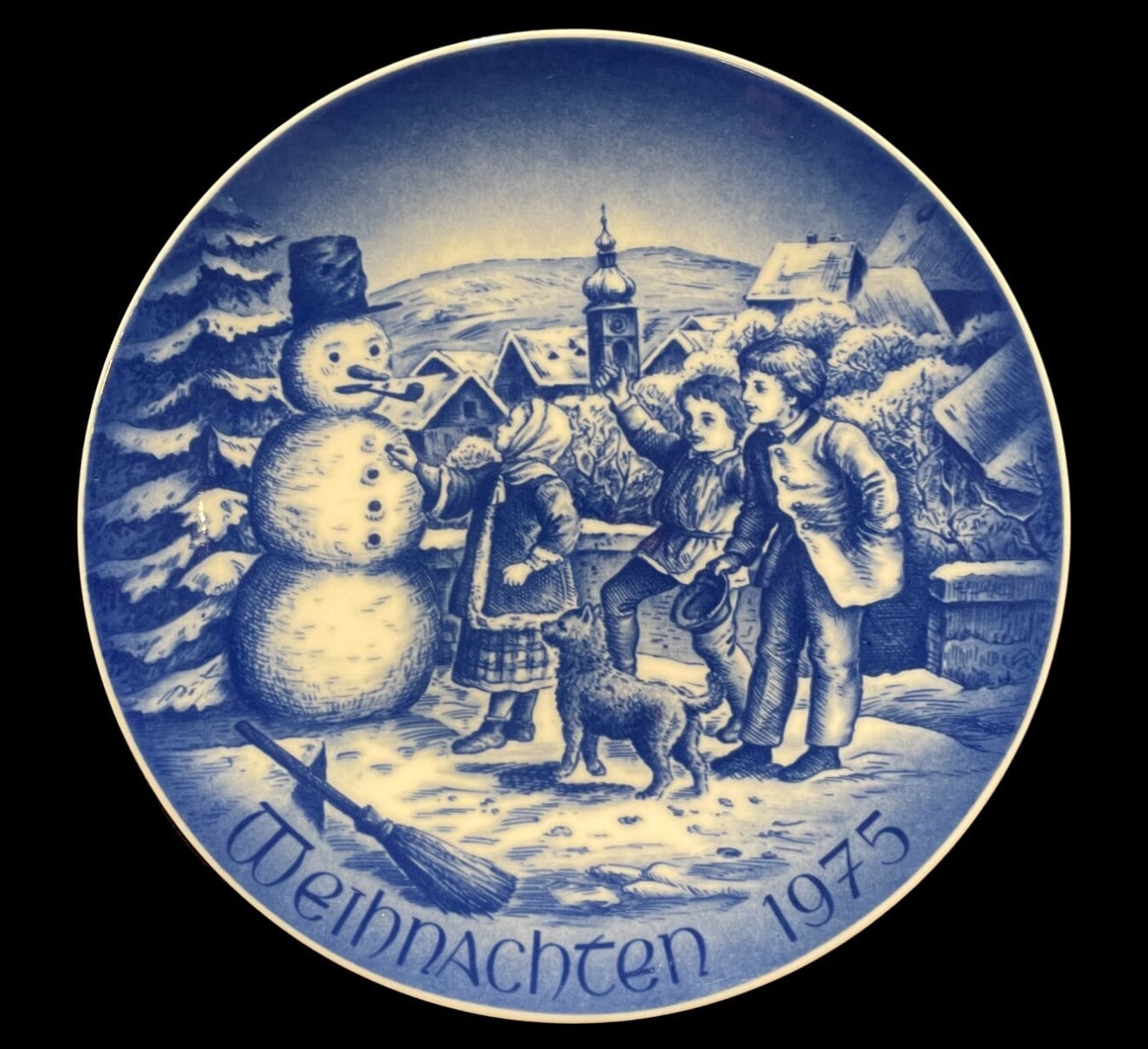 Vintage 1975 Bareuther German Christmas Plate Limited Edition Etsy