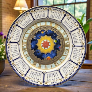 Royal Worcester Millennium Kalender Tallrik: 2000 Limited Edition Benporslin