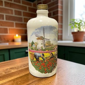 Vintage Metaxa 100th Anniversary Porcelain Bottle: Grand Olympian