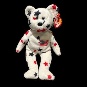 Vintage Ty Beanie Baby &quot;Glory&quot; - 1997 Retired Collectible with Tag Errors