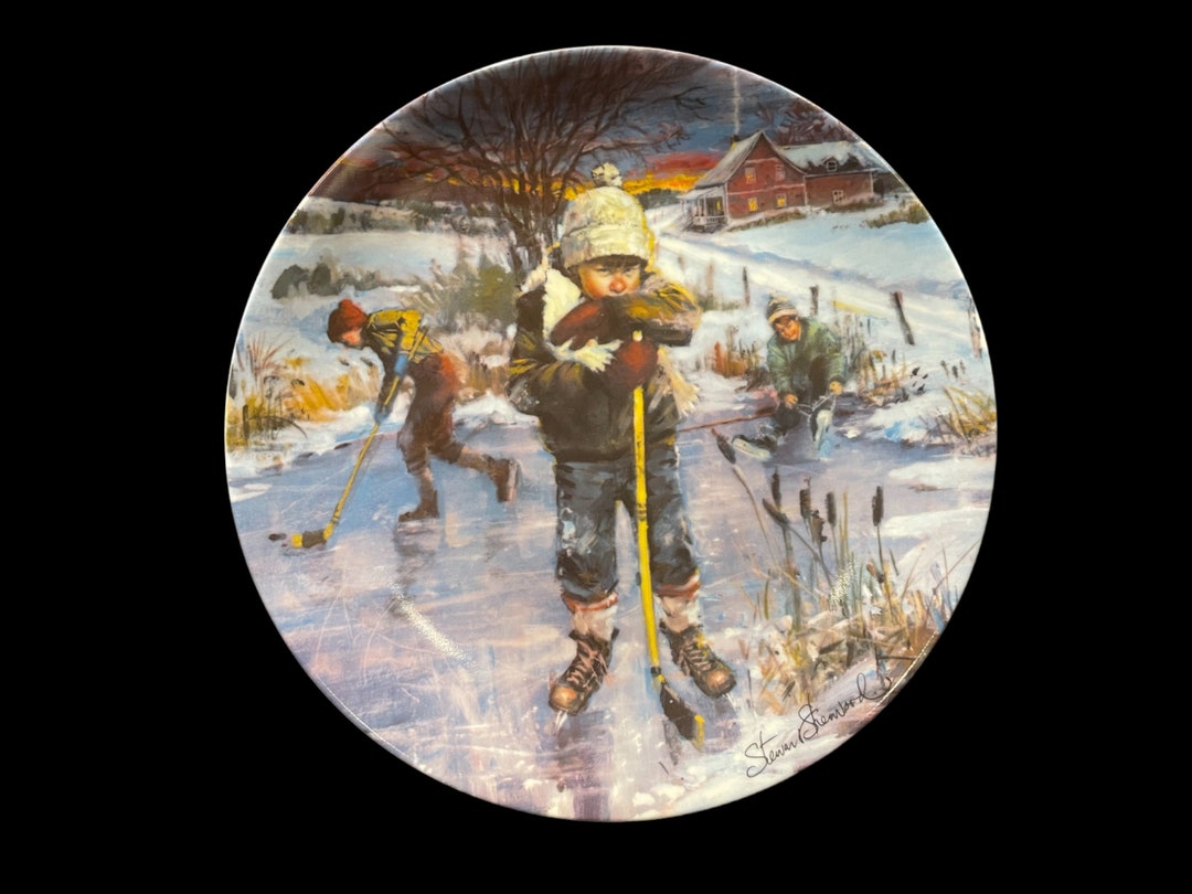 Vintage Stewart Sherwood Collector Plate dreams of Glory in the Reflections of Canadian