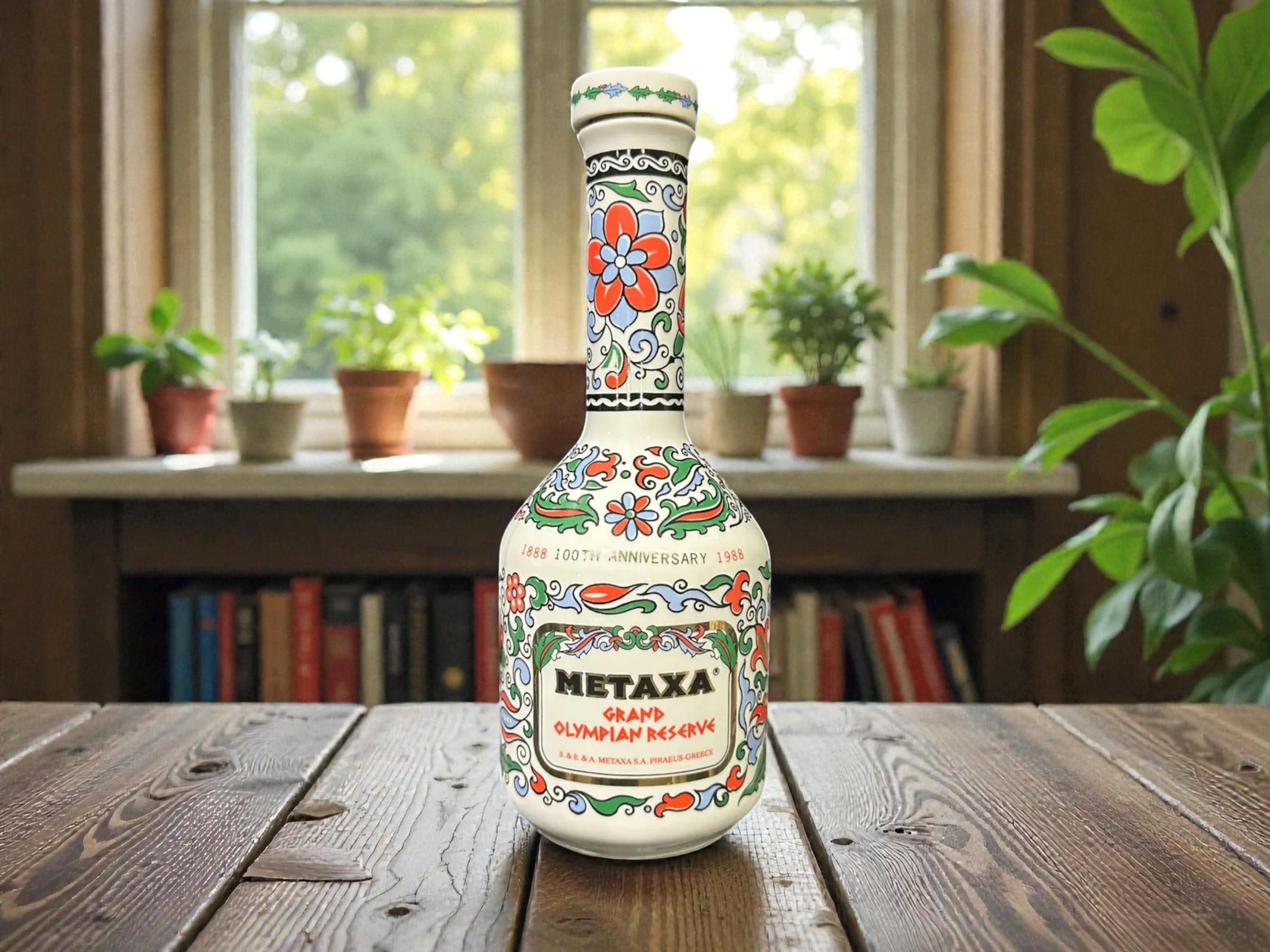 ウイスキー XA GRAND OLYMPIAN RESERVE 700ml Vintage Metaxa 100th Anniversary Porcelain Bottle: Grand Olympian