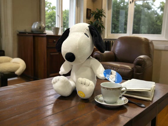 スヌーピー Vintage Snoopy Plush, 55 Years Peanuts Anniversary, Mcdonald's Toy