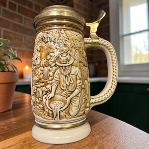 Vintage Metaxa 100th Anniversary Porcelain Bottle: Grand Olympian