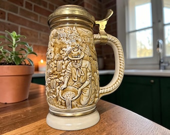 Vintage Metaxa 100th Anniversary Porcelain Bottle: Grand Olympian
